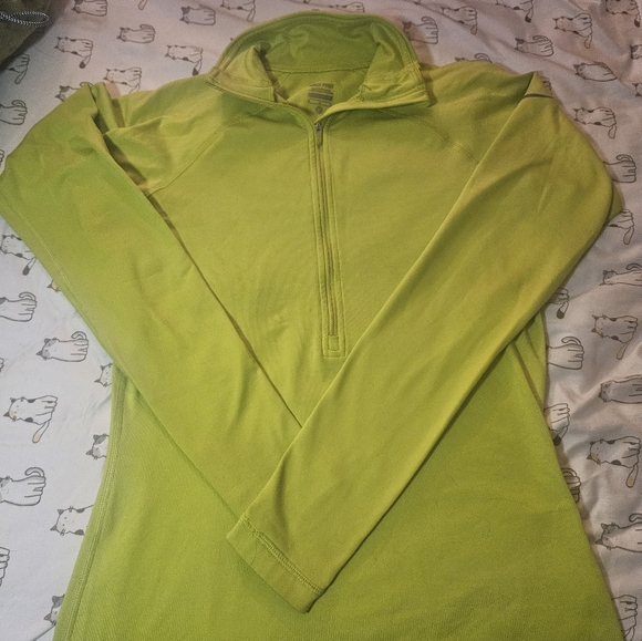 Nike Lime Green Women's Sweatshirt - Picture 1 of 4
